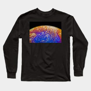 Soap Bubble Close Up Long Sleeve T-Shirt